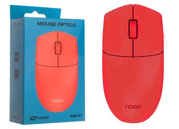 MOUSE USB NKG-621 ROJO  - NOGA NET
